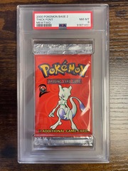 2000 Pokemon Base 2 Mewtwo Booster Pack PSA 8 91871451